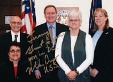 Molly and Jeramy meet with Idaho Senator Mike Crapo in Washington DC.